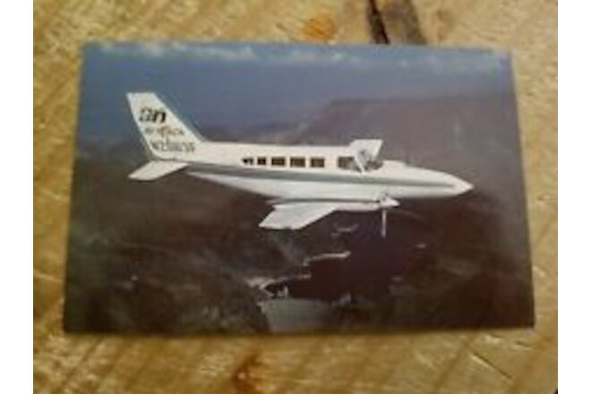 Air Nevada Cessna 402C II Airplane in flight Vtg Unused Postcard*P3