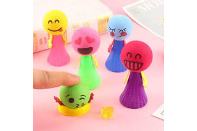 1pcs Bounce Elf Jumping Toy Popper Spring Funny Toy Kids Baby Gift (Random Co