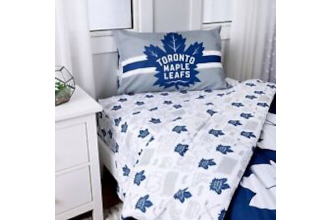 Toronto Maple Leafs, Bed in a Bag 4-piece Set, Twin Size