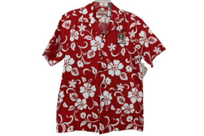 Vintage RJC Hawaii short sleeved ATLANTIS The Final Mission red shirt M