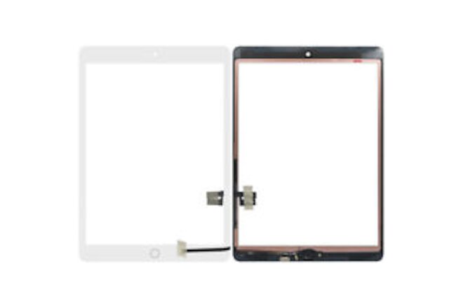 For iPad 10.2 (2021) 9th A2602/A2603/A2604/A2605 Home Button +Touch Screen White