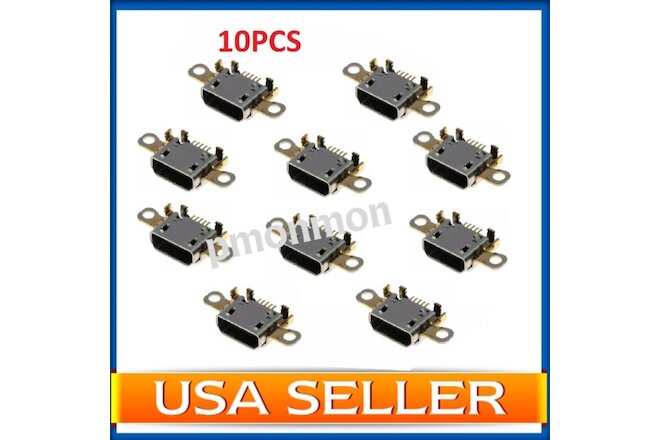 10 x Micro USB Charge Port Sync For Amazon Kindle Fire 7 SR043KL 2017 7th Tablet