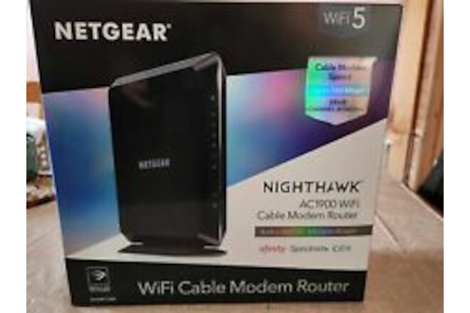 NETGEAR Nighthawk AC1900 C7000v2 WiFi Cable Modem Router DOCSIS 3.0 Net Gear A++