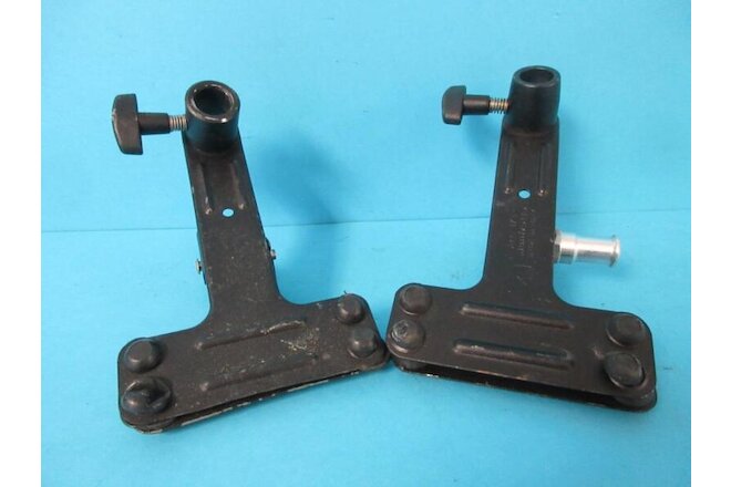 LOT OF 2 MANFROTTO  NO. 175 SPRING CLAMPS STUDIO LIGHTING AUTOPOLE HEAVY DUTY