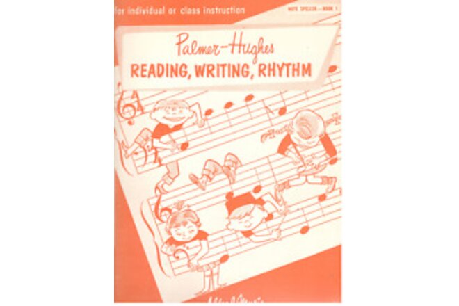 PALMER-HUGHES READING, WRITING, RHYTHM BOOK 1 NOTE SPELLER FOR ACCORDION NEW