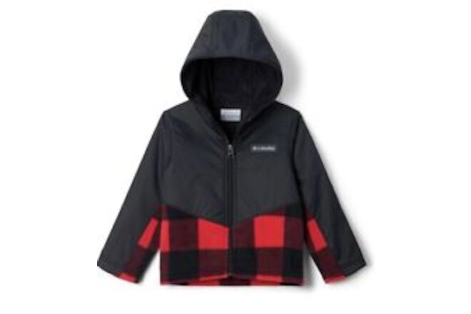 Columbia Red Mountain Check Steens Mt Overlay Jacket Size 4T Toddlers New NWT
