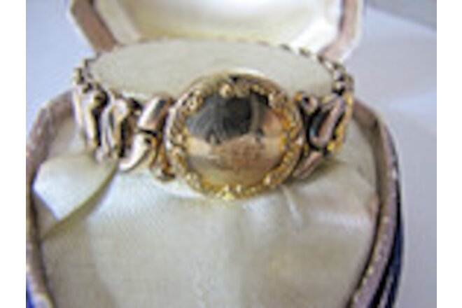 Vintage Gold Filled Sweetheart Bracelet Speidel Phoenix Expandable + Velvet Box