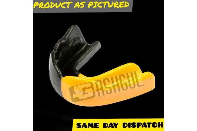 Mouth Guard Gum Shield Teeth Protector Boil Bit Football, Boxing, MMA, Rugby