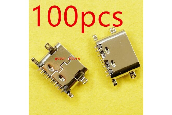 100pcs Type-C USB Charging Port Connector For ONN Tablet 100003561 100003562