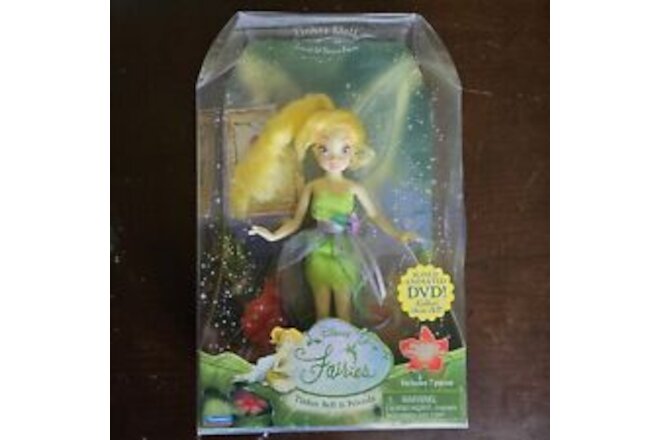 Disney Fairies Tinker Bell & Friends TINKER BELL Brave Loyal Fairy NEW w/ DVD