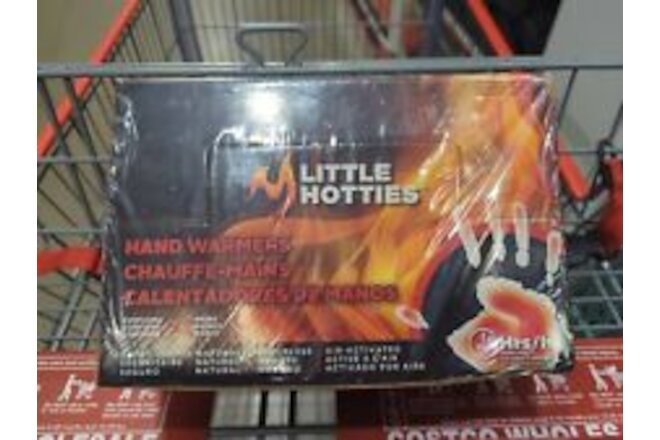 40 Pair Little Hotties Hand Warmers 8 Hours Pure Heat Air Activated Odorless