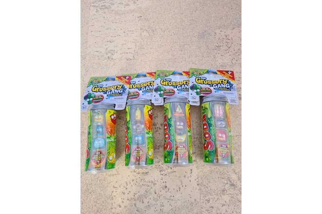 GROSSERY GANG figures set Regular Pack, 4 pcs, Sticky Soda, a lot of 4