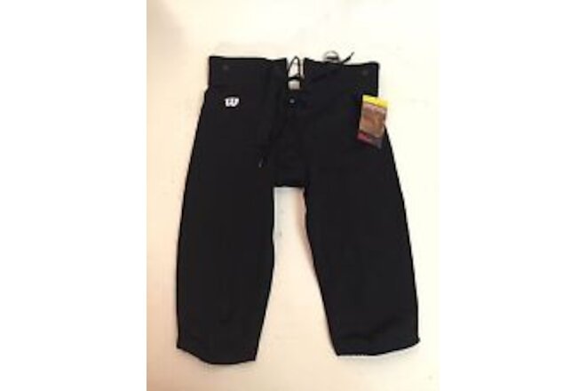 New With Tags WILSON YOUTH Unpadded Football Pants Black Size Large