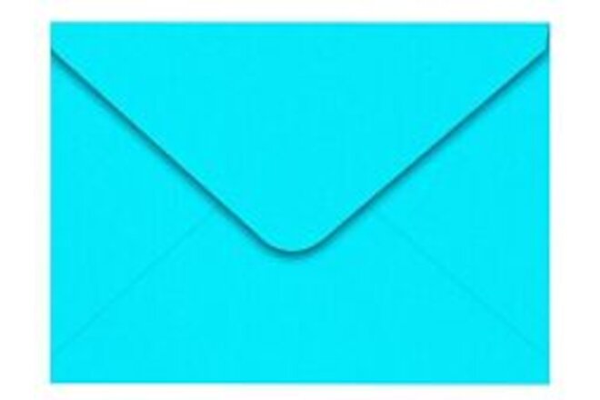 100 Pack A7 Pearl Blue Envelopes, 5x7 Envelopes for Invitation, V Flap Invita...