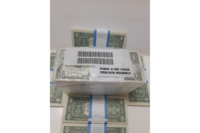 CHICAGO  FRN FULL STACK (100 BILLS) $1 ONE DOLLAR 2017A from BEP PACK brick 9/11
