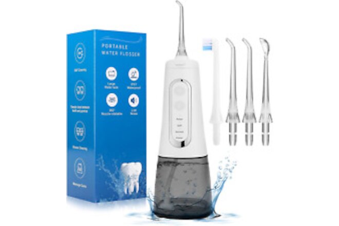 Cordless Water Flosser Water Picks for Teeth Cleaning and Flossing IPX7 Waterpro