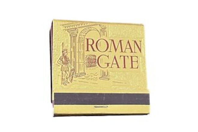 Roman Gate Dining And Cocktails Royal Oak MI Full Unstruck Vintage Matchbook Ad