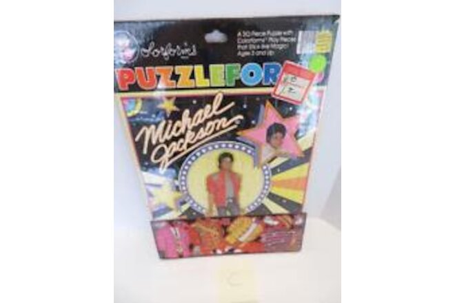 Colorforms Michael Jackson 1983 Puzzleforms OLD STORE STOCK Factory Sealed New c