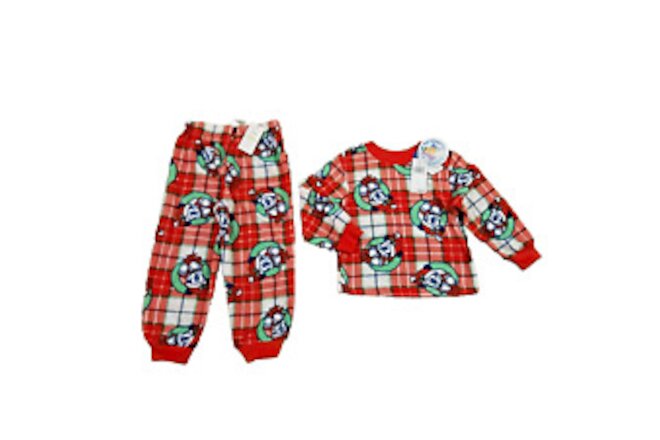 Disney Briefly Stated Kids Mickey Mouse Matching Family Pajamas Unisex 4 New