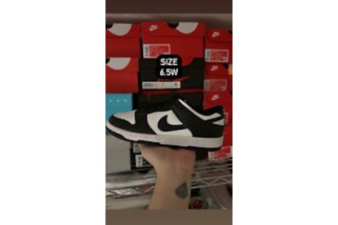 Size 6.5 - Nike Dunk Low GS Black/White