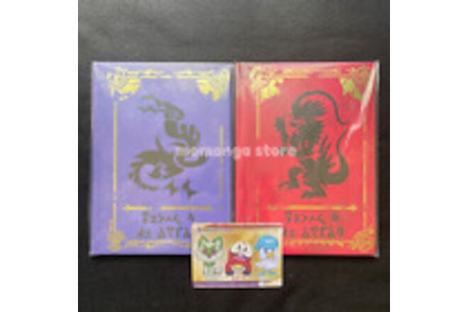 Sealed Pokemon Scarlet & Violet Art books + Pokemon Center Limited Card Set