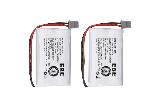 2x BT-1007 Cordless Phone Rechargeable Battery For Uniden BT-1015 BBTY0651101