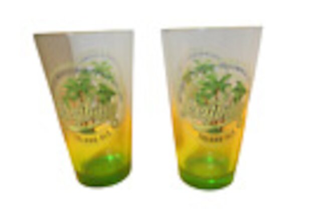 Keybilly Island Ale Set Of 2 16 Oz Drinking Glasses World Renowned Key Lime