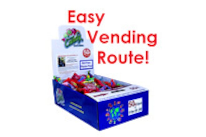 25 New Vending Route Display Honor Boxes Sells Candy & Lollipop Donation Charity