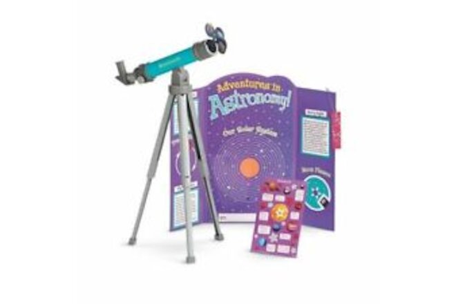 American Girl Science Fair Set With Telescope For 18" Luciana Doll Astronaut NIB