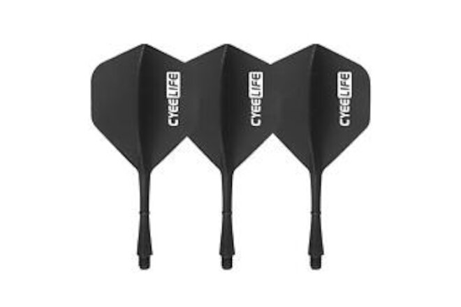 3pc Dart Shaft and Flights Drop Resistant Shaft and Flight with Wide Windshield