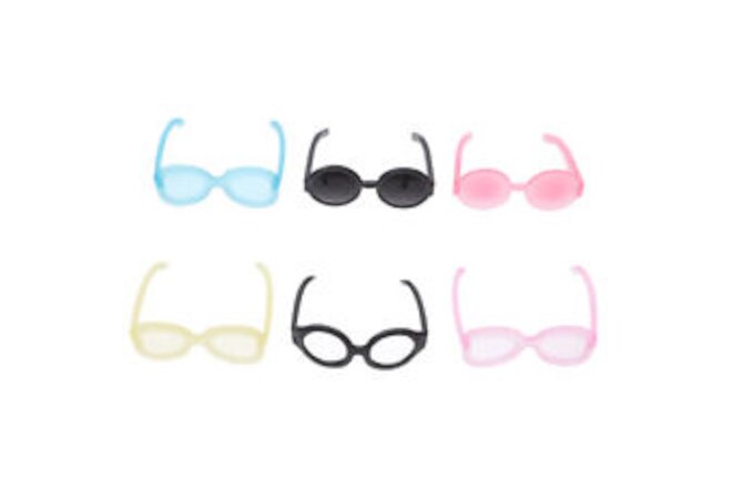 40pcs Miniature Doll Glasses Colorful Eyewear for Party Prop Favors DIY-