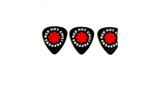 Red Hot Chili Peppers Set of 3 Guitar Pick NEW Never Used USA Shipper