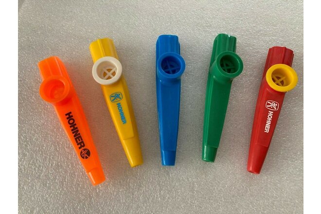 New Genuine Hohner Kazoos – Set of 5
