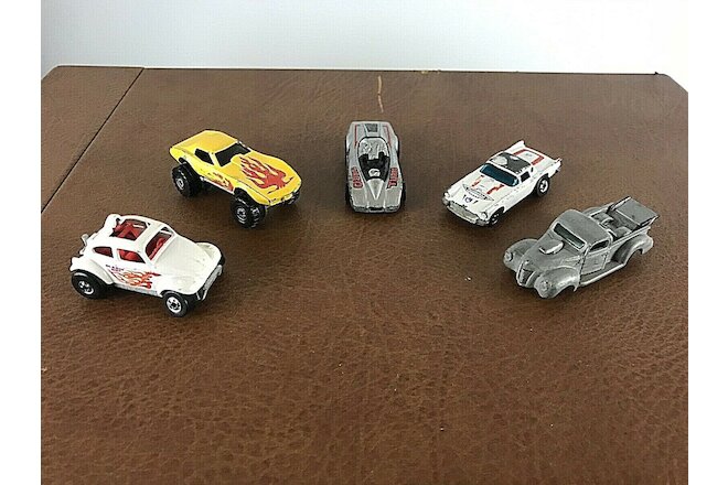 Vintage Hot Wheels Toy Cars Die Cast Lot Of 5
