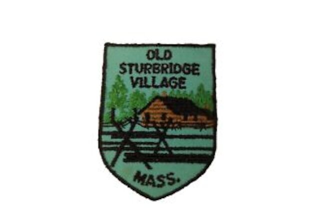 VTG Old Sturbridge Village Jacket Patch Massachusetts Travel Souvenir NEW NOS