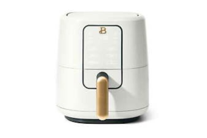 Beautiful 3 Qt Air Fryer with TurboCrisp Technology, White Icing