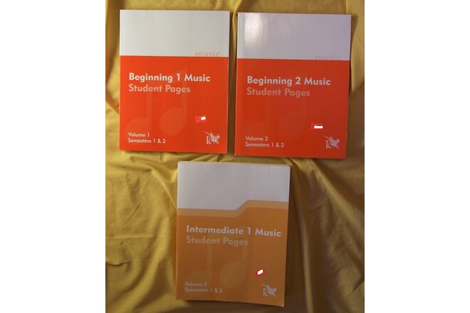 3 k12 MUSIC Student Workbook Vol. Beginner 1, 2 & Intermediate 1 Vol. 3 Gr 1-3