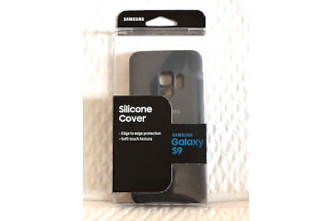 Genuine Samsung Silicone Cover for Galaxy S9 Cell Phones - Black NEW!!