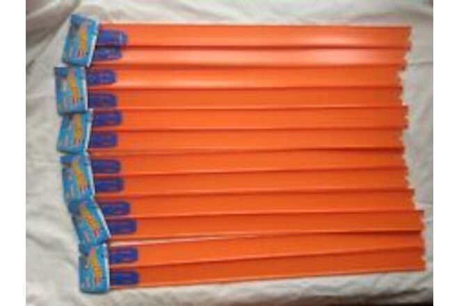 Hot Wheels straight track lot 24 FEET TOTAL set 12 Pieces 24" Long w connectors