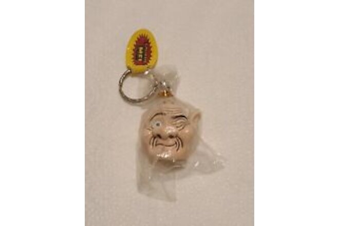 Ogre Troll w/ snot nose boogers keychain Vintage