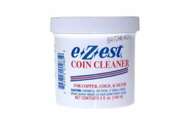 Ezest Easy Coin Cleaner Copper Gold Silver Jewelry - 5 Ounce Jar