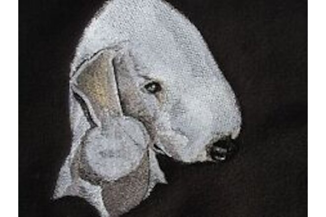 Embroidered Long-Sleeved T-shirt - Bedlington Terrier BT3982  Sizes S - XXL