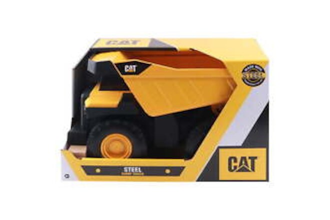 Cat Steel Toy Dump Truck  - 17" free wheeling Dump Truck made with real steel