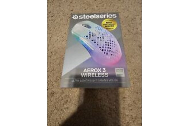 SteelSeries Aerox 3 Wireless Optical Gaming Mouse Ghost Limited Edition NEW