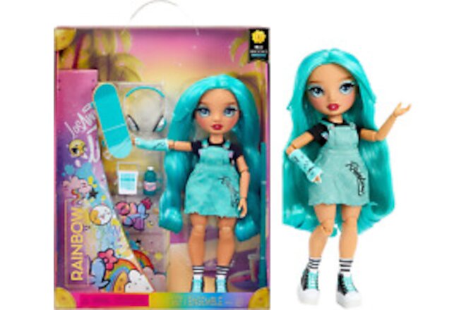 Blu - Blue Fashion Doll in Fashionable Outfit, Wearing a Cast & 10+ Colorful ...