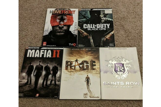 Lot of Video Game Strategy Guides