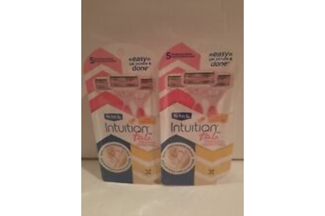 (2) Schick Intuition f.a.b. 5-Blade 3 pk Women's Disposable Razors - SHIPS FREE!