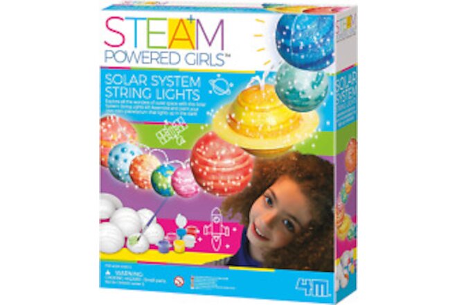 Toysmith, STEAM Powered Girls Solar System String Lights, Mini-Planetarium DIY S