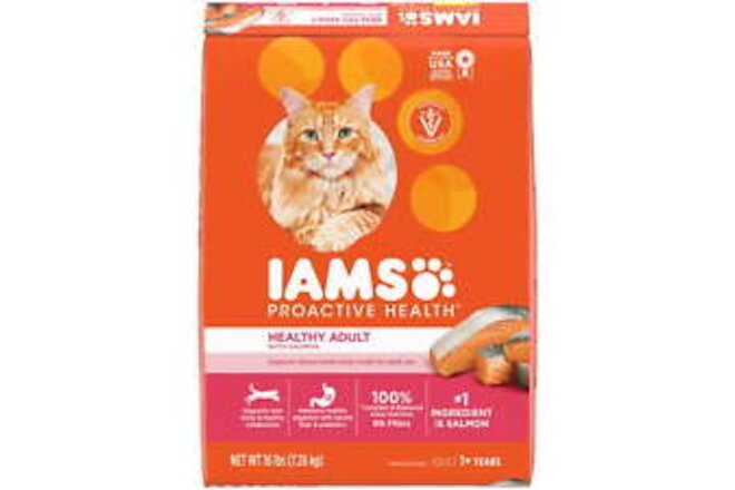 Proactive Health Healthy Adult Dry Cat Food With Salmon, 16 Lb. Bag