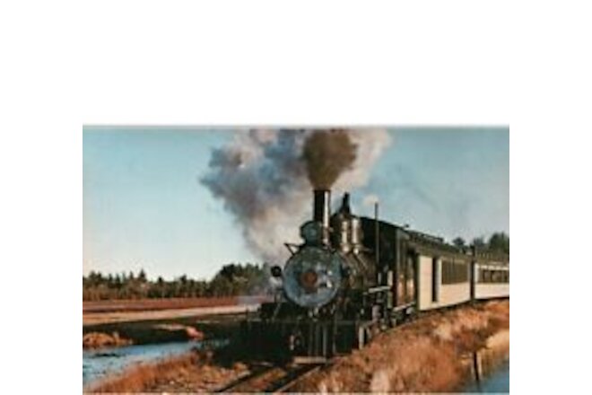 Edaville Railroad Number 7 Near South Carver Massachusetts  Postcard